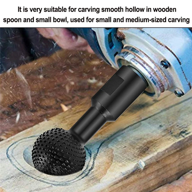 【Vendita Flash】2PCS 10MM + 14MM Smerigliatrice angolare Testa di molatura a sfera Scalpello a sfera Coltello a sfera Testa di molatura per la lavorazione del legno Rettifica
