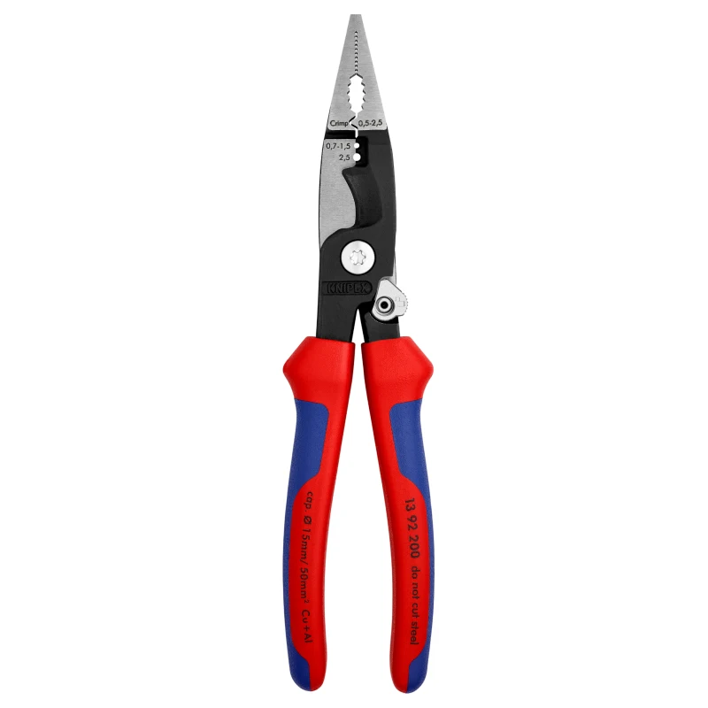 

Knipex 1392200 Electrical Installation Pliers Cutting Pliers Multifunctional Plier For Stripping and Crimping Wire