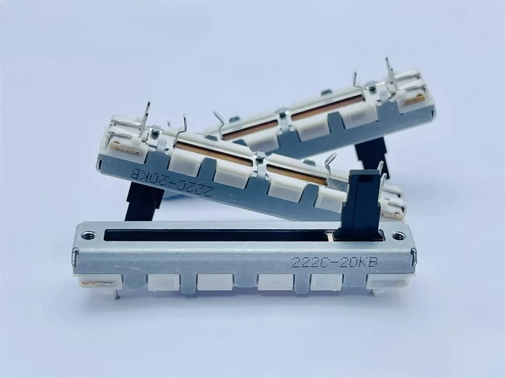 5pcs for alps single slot b20k tap for pioneer for sharp 800 mixer volume adjustment shaft 10