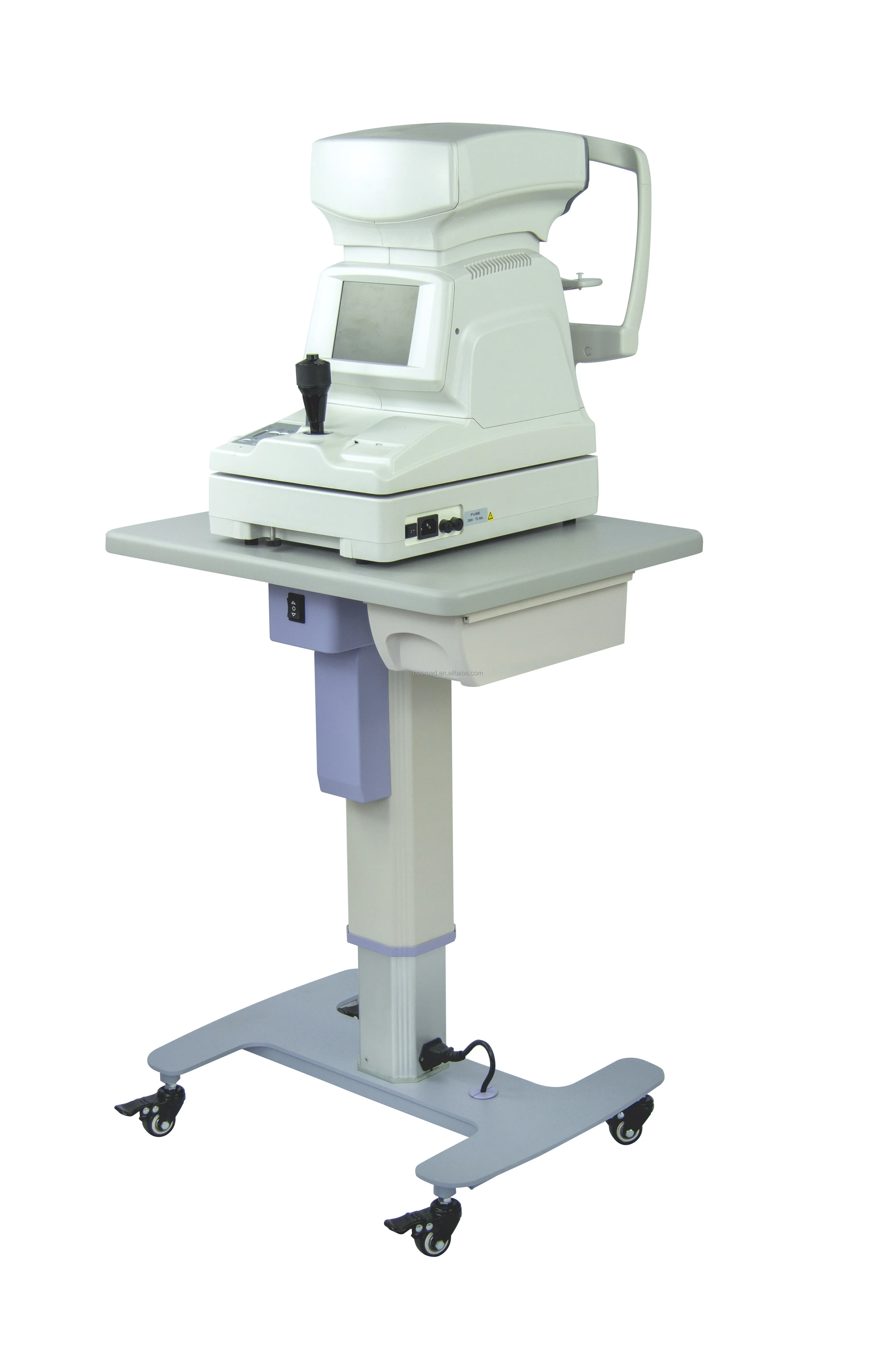 HD-18A Auto Lensmeter Table/Slit Lamp Table,  Electric Adjustable Ophthalmic Instrument with Motor Metal Material