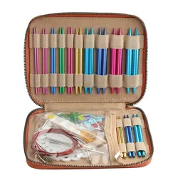 10/13 Pairs Plastic Circular Knitting Needles Ring Set Change Head Knitting Needles DIY Knitting Tools Sewing Accessories