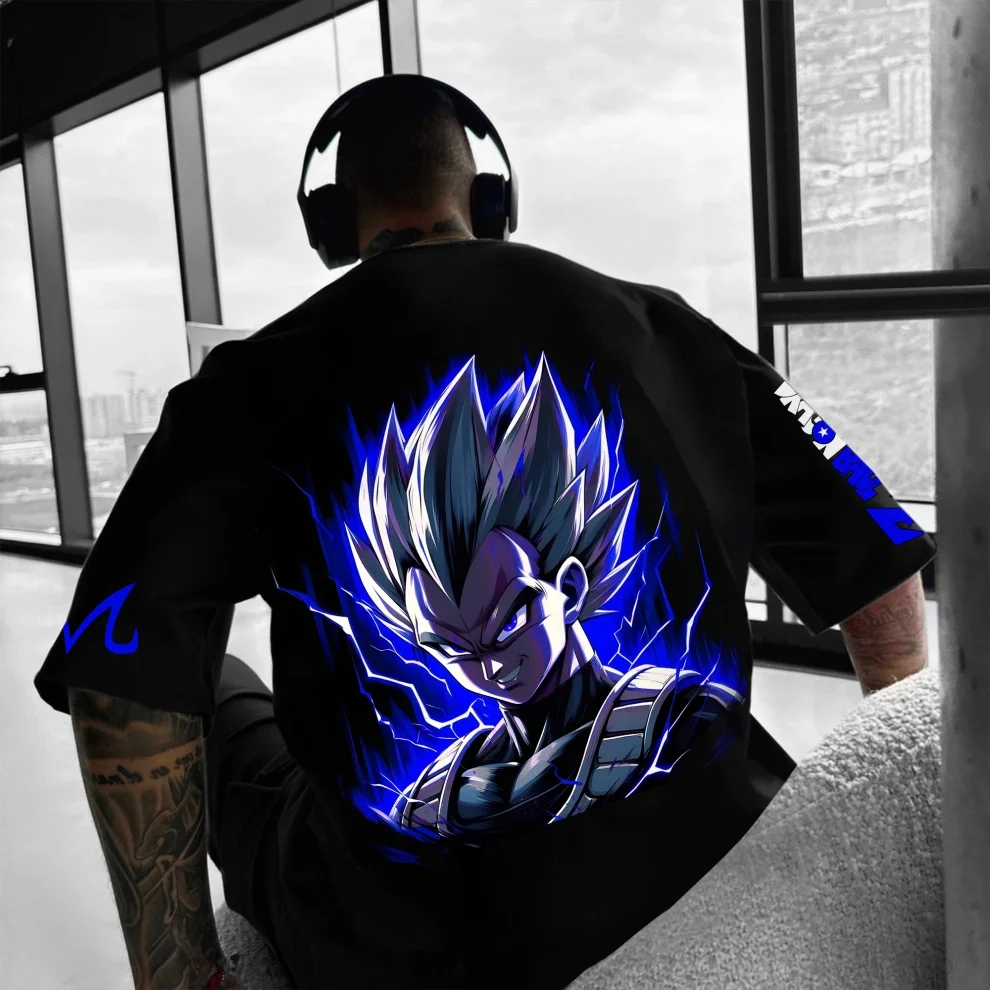 

Футболки большого размера, мужская летняя одежда в стиле аниме Y2k, женская хлопковая футболка с короткими рукавами, повседневная уличная одежда, топы унисекс