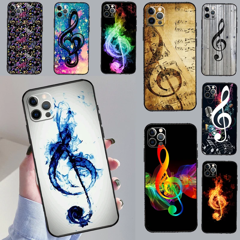 Musical Notes Violin Classical Music Case For Samsung Galaxy S26 Ultra S20 FE S21 S23 S24 S25 Ultra S22 Plus S26 FE Cover Coque