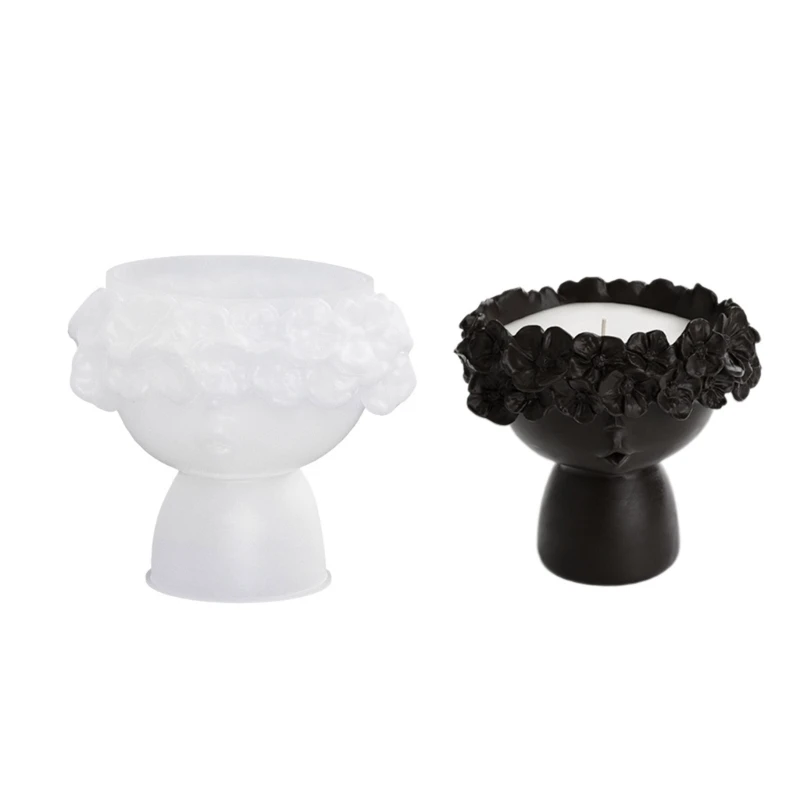 Clay Moulds Silicone Material Hand Making Molds Silicone Candlestick Making Mold