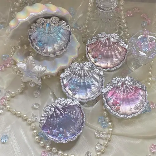 Imagen 2 del producto Flower Knows-rubor en relieve de terciopelo con forma de concha de perla, acabado mate, rubor en polvo mezclable construcción para mejillas para todos los tonos de piel