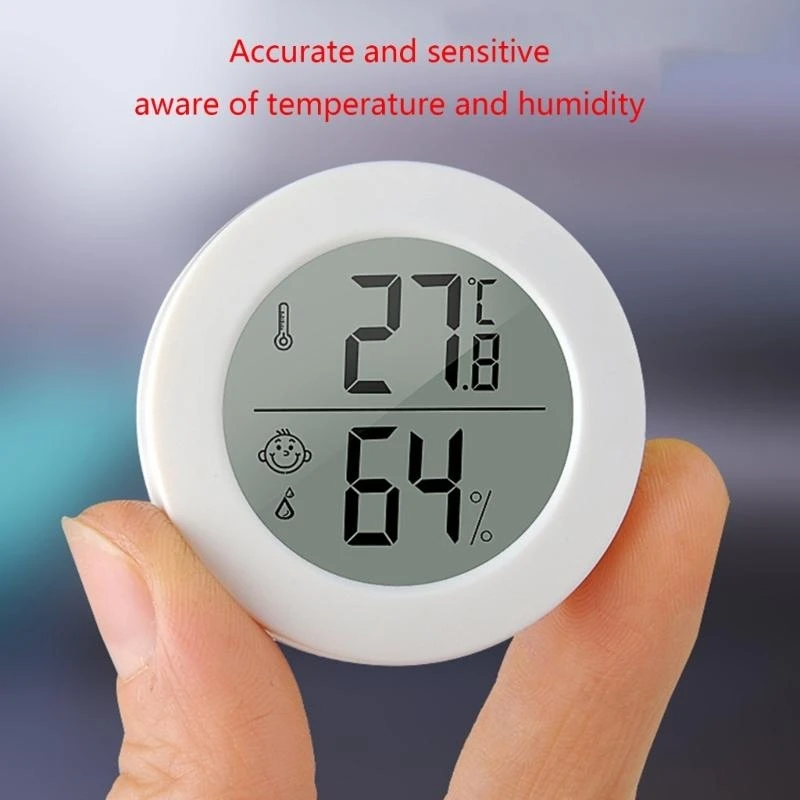  Indoor Hygrometer Thermometer Reliable Humidity Gauges Low Power Cousumption Comfort Icons for Home and Office Use