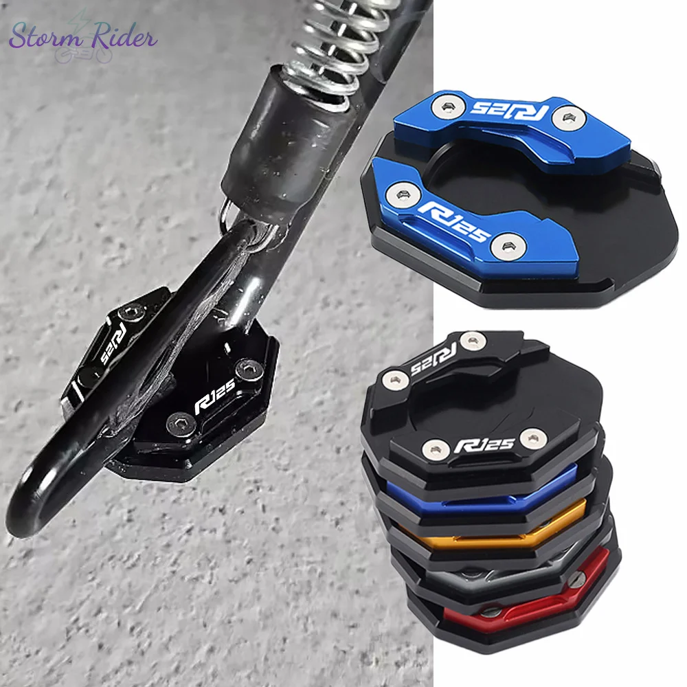 For YAMAHA YZF R15 V3 R125 R125M YZFR15 YZFR125 MT125 Motorcycle Plate Kickstand Extension Side Stand Enlarge Accessories