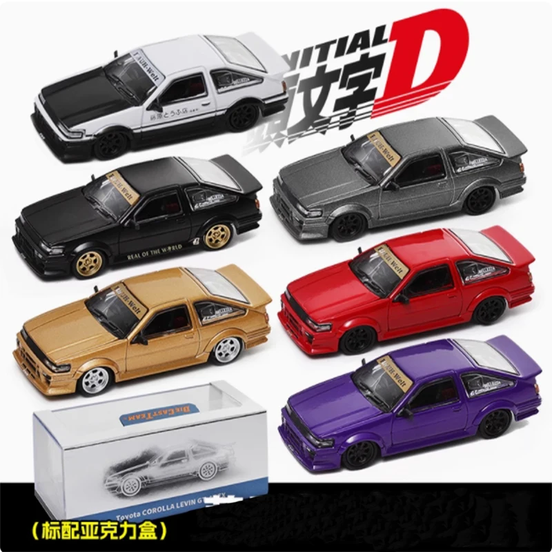 

DCT 1/64 Scale AE86 Wide-body Simulation Alloy Car Model Static Display Collectible Toy Gift Souvenir Decoration Ornament