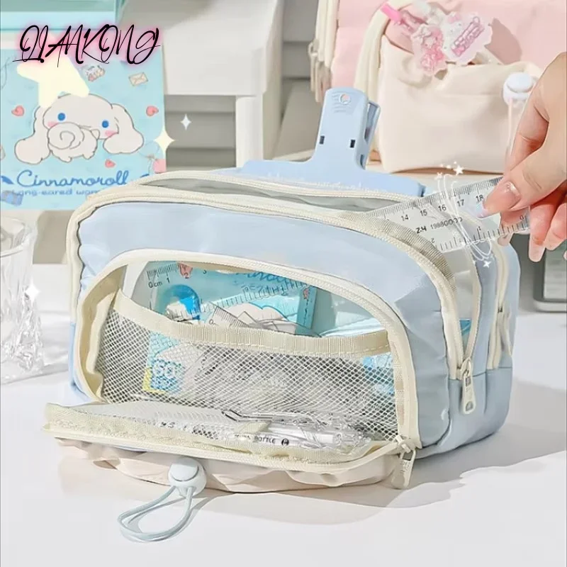 

Pencil Case Large Capacity Pencil Pouch Handheld Pen Bag Cosmetic Portable Gift for Office School Teen Girl Boy Men Women Adult