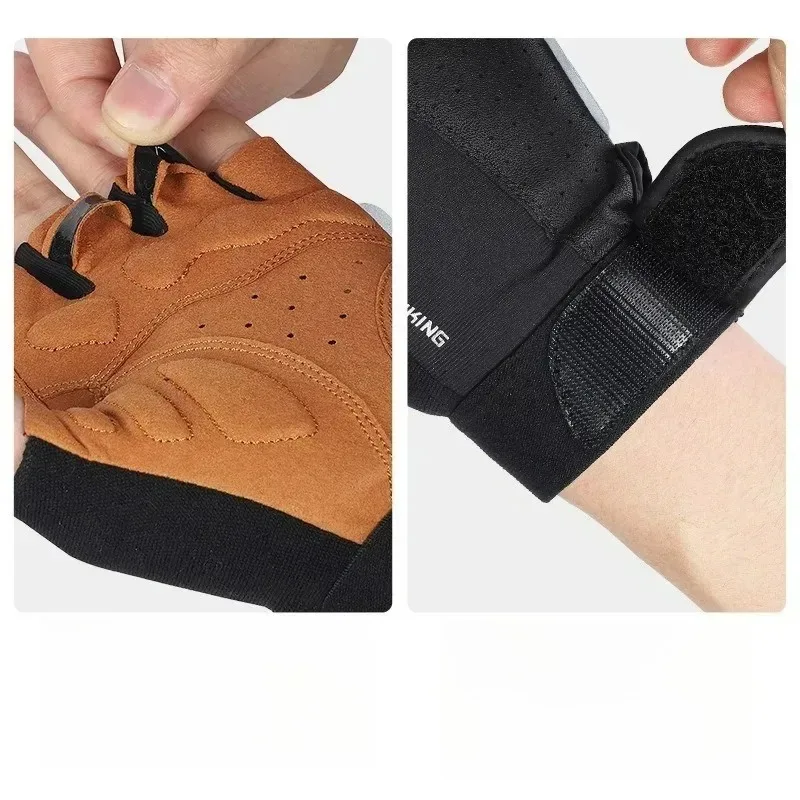 

For Motorcycle Bicycle Gloves Sports Cycling Gloves Half Finger Men Women for MTB Bike Gloves Running Fitness Gym Riding
