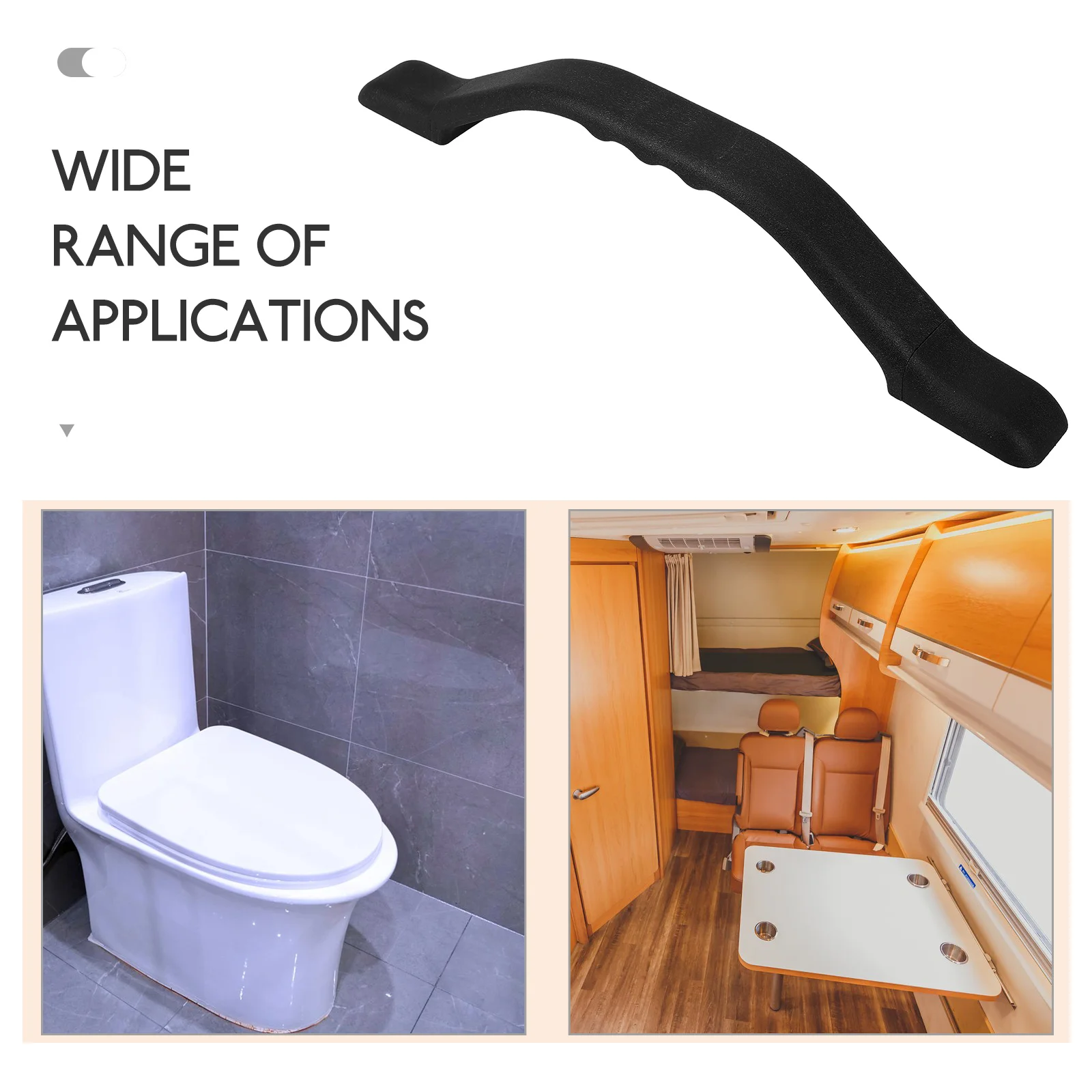 

Nylon Handle Door Pull Camper Grab LS522 285 Milk Trailer Door Pull White Durable Modern Easy Installation Accessories