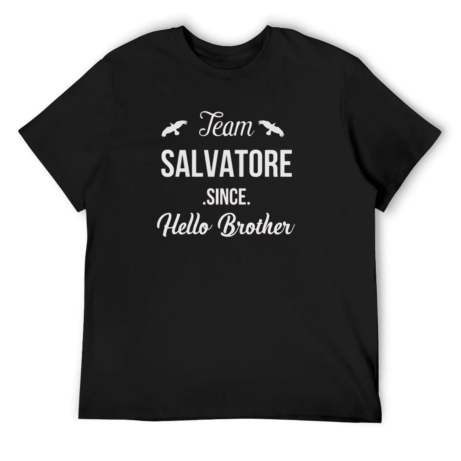 

Salvatore - Team Salavatore с «Hello Brother», футболка, одежда в стиле хиппи, быстросохнущие черные мужские футболки с рисунком в стиле хип-хоп