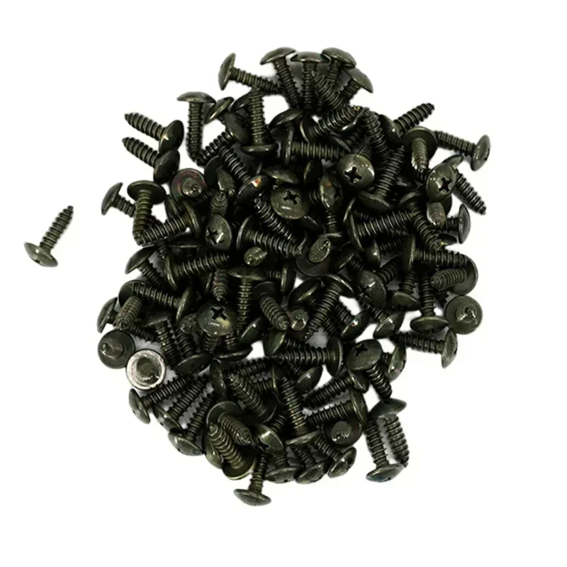 Mixed Car Motorcycles Metal Screw Tapping Fastener Clip U-Type Clip with Screw Anti-rust Protection Clip Screw Buckle Iron Sheet image 3