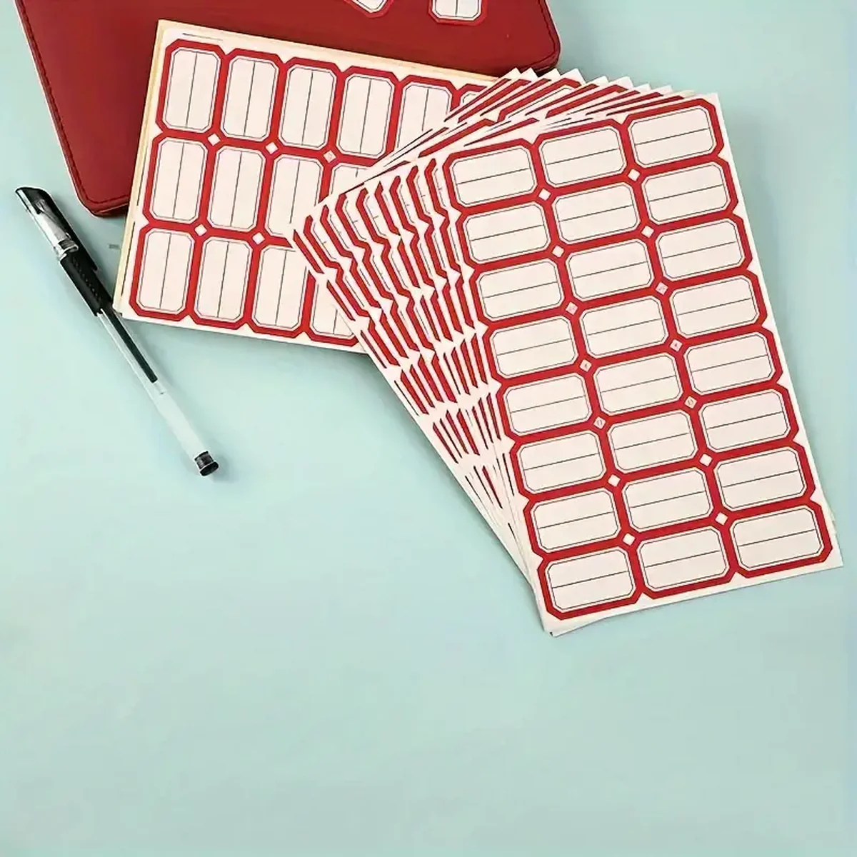 10sheets/400pcs Self-Adhesive Label Stickers for Handwritten Classification and Price Tags - Kitchen Organization and Food Label