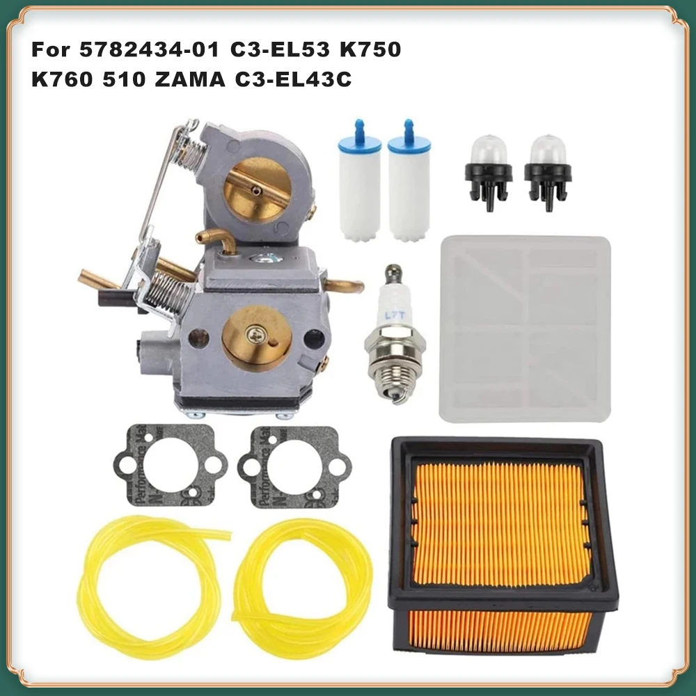 

5782434-01 C3-EL53 Carburetor for K750 K760 510 Chainsaw - Compatible with ZAMA C3-EL43C