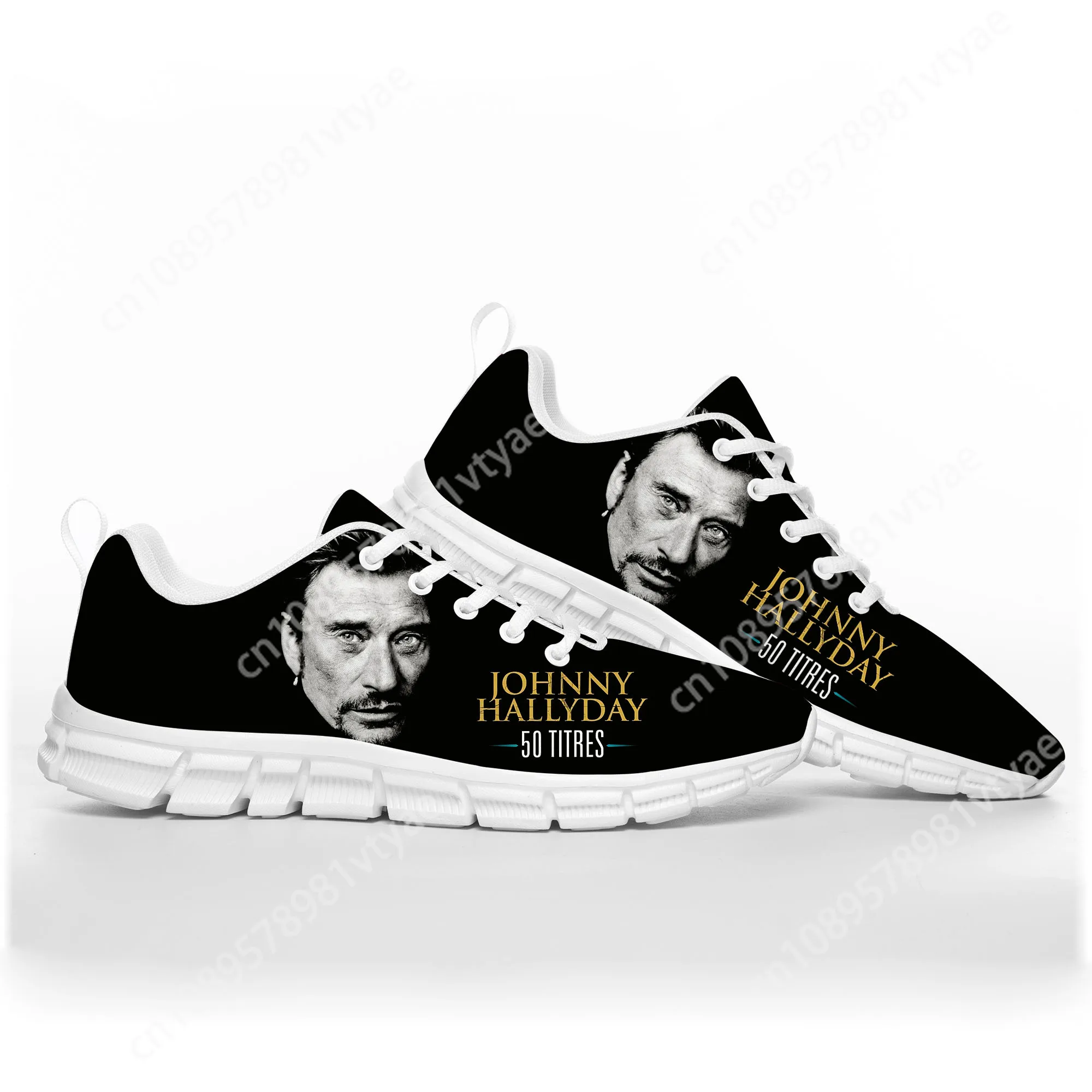 Johnny Hallyday Rock Singer Sports Shoes Mens Womens Teenager Kids Sneakers 3D Print Pattern Custom Couple High Quality Shoes