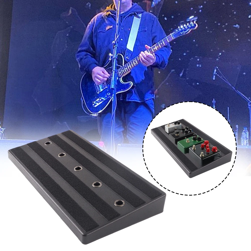 Guitar Effect Pedalboard Single Effect Pedal Board Gigs Metal And PE Material Neat Organized Accommodates 4-8Pedals Guitar Parts