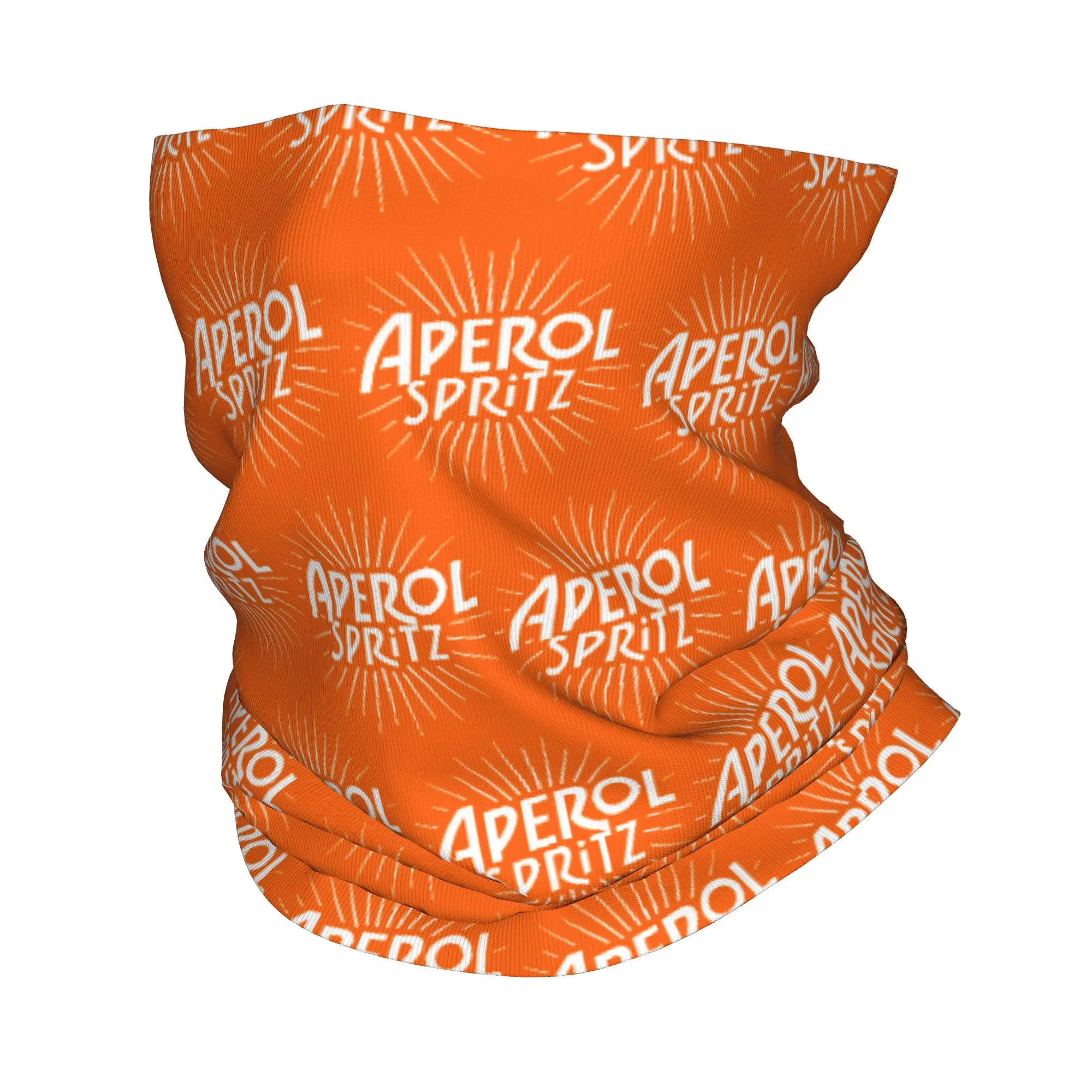 Braga de cuello, diadema, bufanda tubular, bandana facial y calentador de cuello Winter Headband Italy Spritz Aperols para mujer y hombre, para senderismo y ciclismo