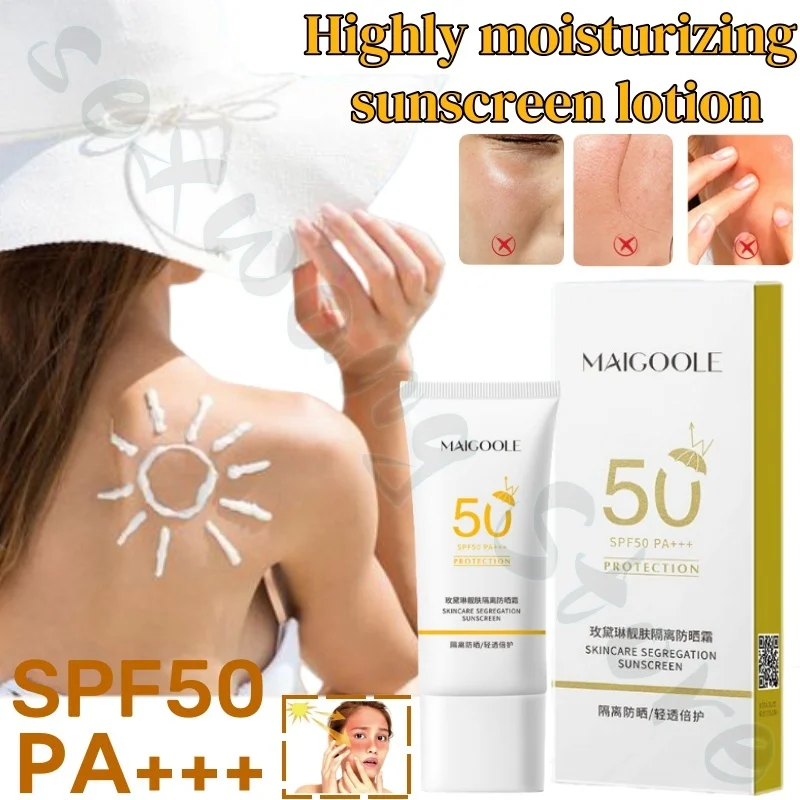 

Highly moisturizing isolation sunscreen, anti-UV, high-power sunscreen, refreshing and not heavy, moisturizing and non-sticky