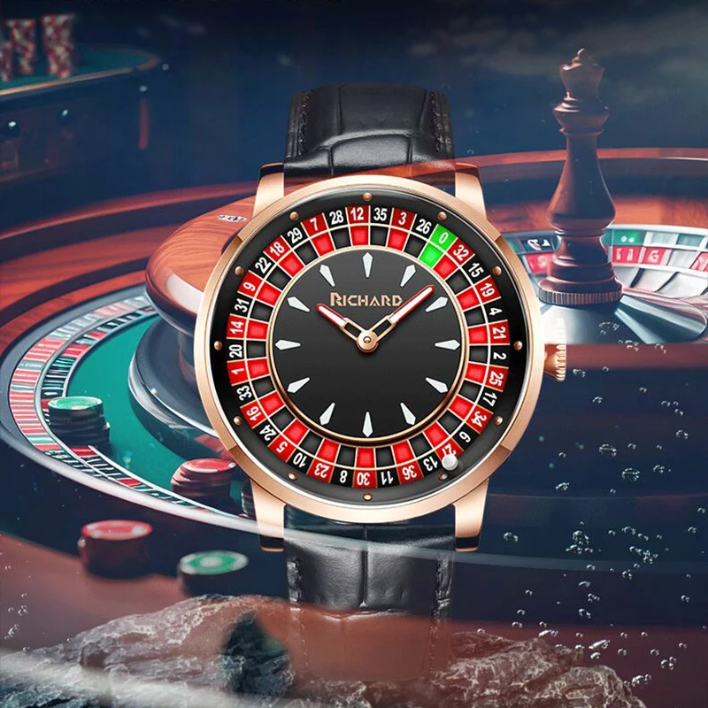 2024 Richard Jacob & Co Herrenuhren Top-Marke Luxus Glücksspiel Militär Sportuhr Herren SEIKO NH35A Autouhr Saphirglas