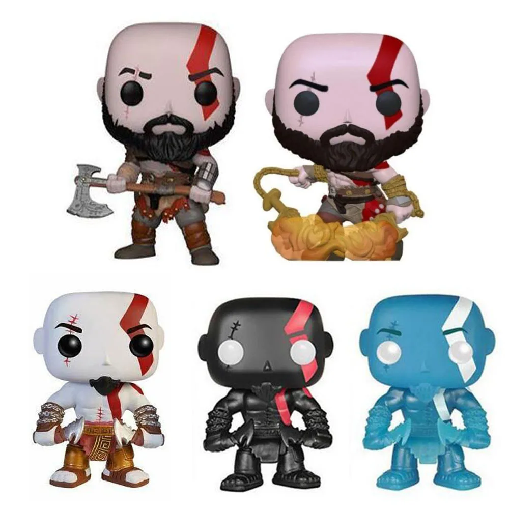 Game God of War Kratos Vinyl Doll Action Figure Collection Model Toys 10cm