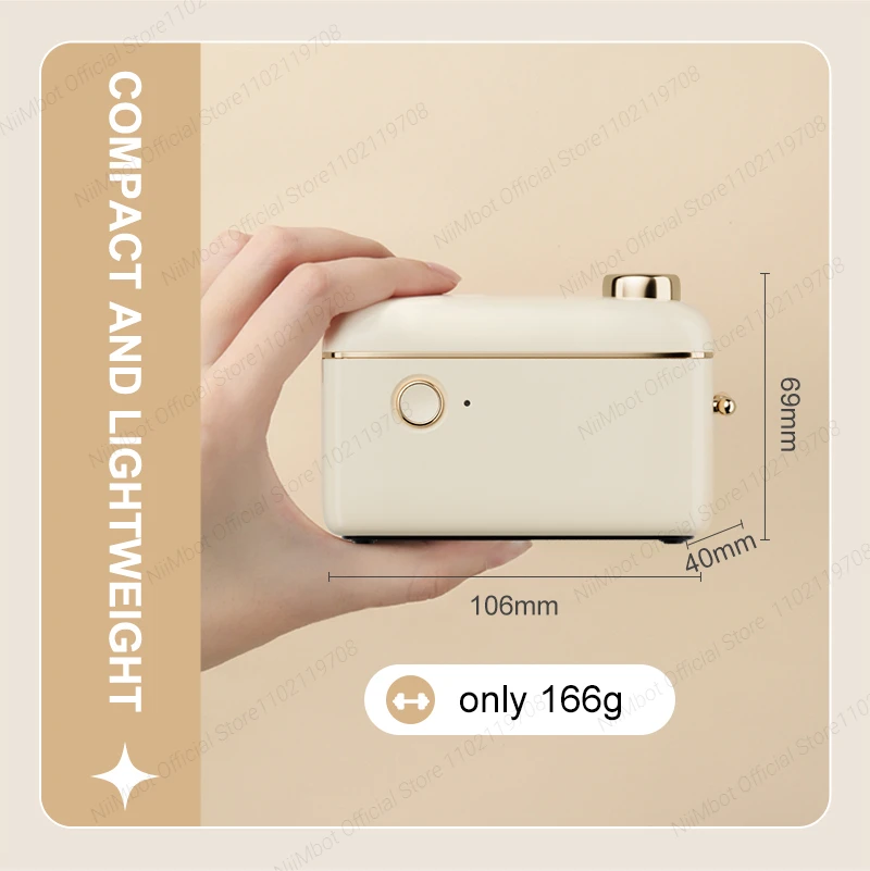 Niimbot H1S Mini Portable Thermal Printer For Stickers Adhesive Label Paper With Continuous Label Printing Machine Mobile USE