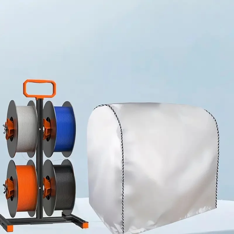 غطاء طابعة ثلاثي الأبعاد محمول عالي التحمل، متوافق مع آلات الطباعة ثلاثية الأبعاد DIY (ورش العمل، المدارس، المنزل)، غطاء الطابعة المقاوم للغبار