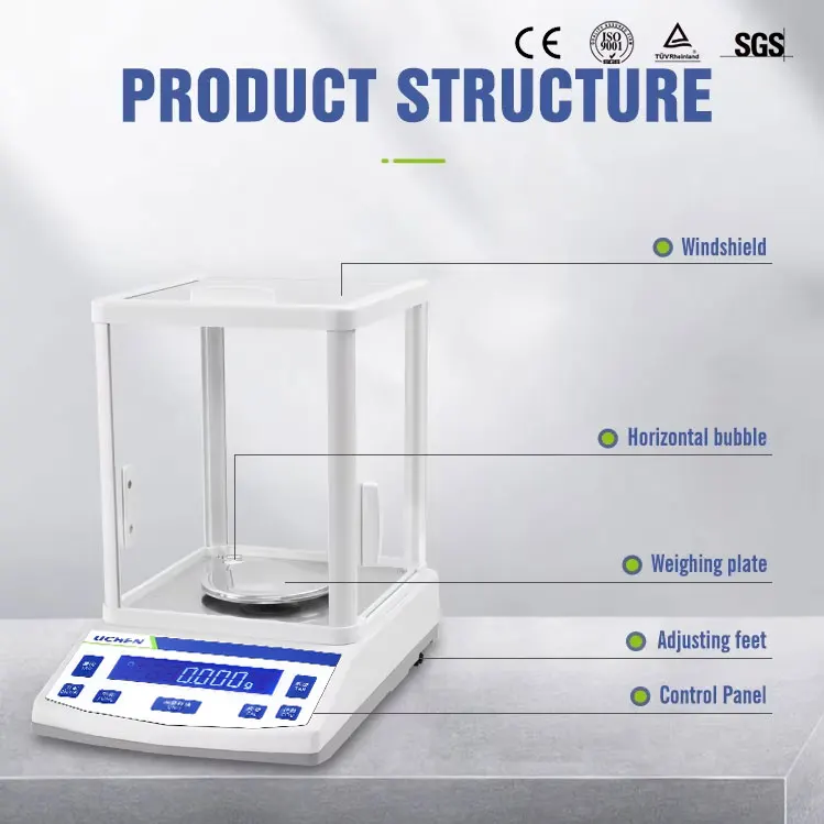Hot-selling  logo portable precision analysis weighing balance digital analysis scale