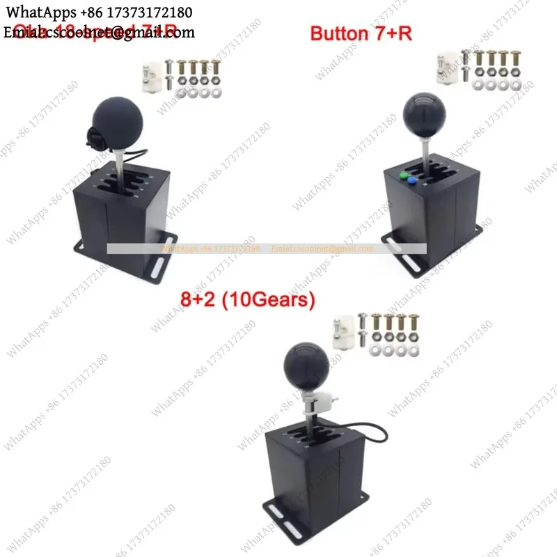 k06 For Logitech G29 G25 G27 G920 Thrustmaster T300RS GT PC USB H Gear Shifter