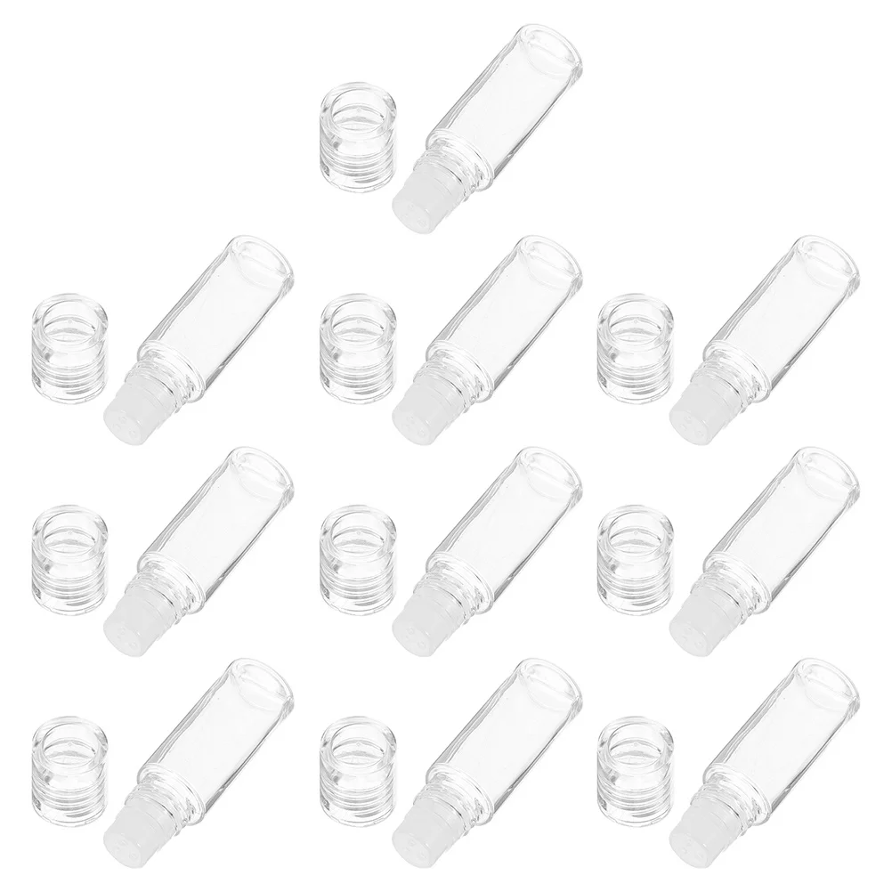 

10 Pcs Bottle Teaching Aid Refillable Loose Powder Containers Transparent Plastic Travel