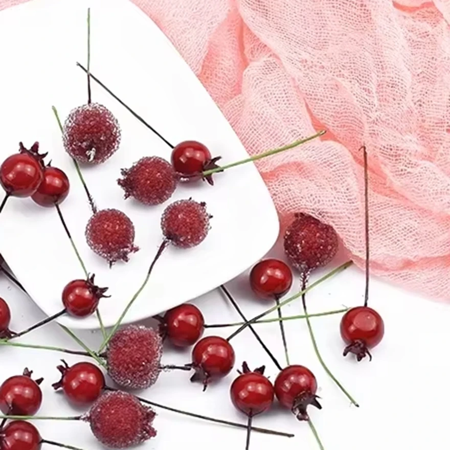 

10/20Pcs Foam Cherry Artificial Fruits Household Products Bridal Accessories Clearance Scrapbook Diy Gifts Box Party Fake Plants