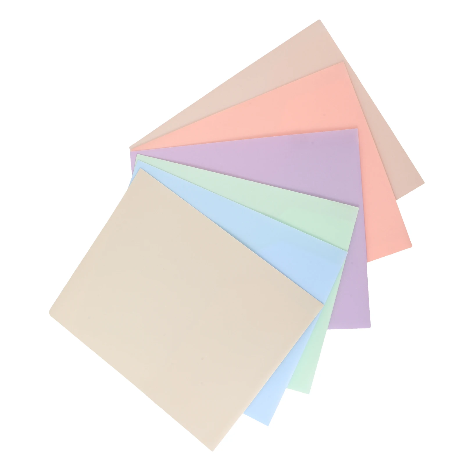 

6 Pcs Color Folders Office Supplies PP 2 Pockets Folders Plastic Pocket Files Colored Business Document Organizers