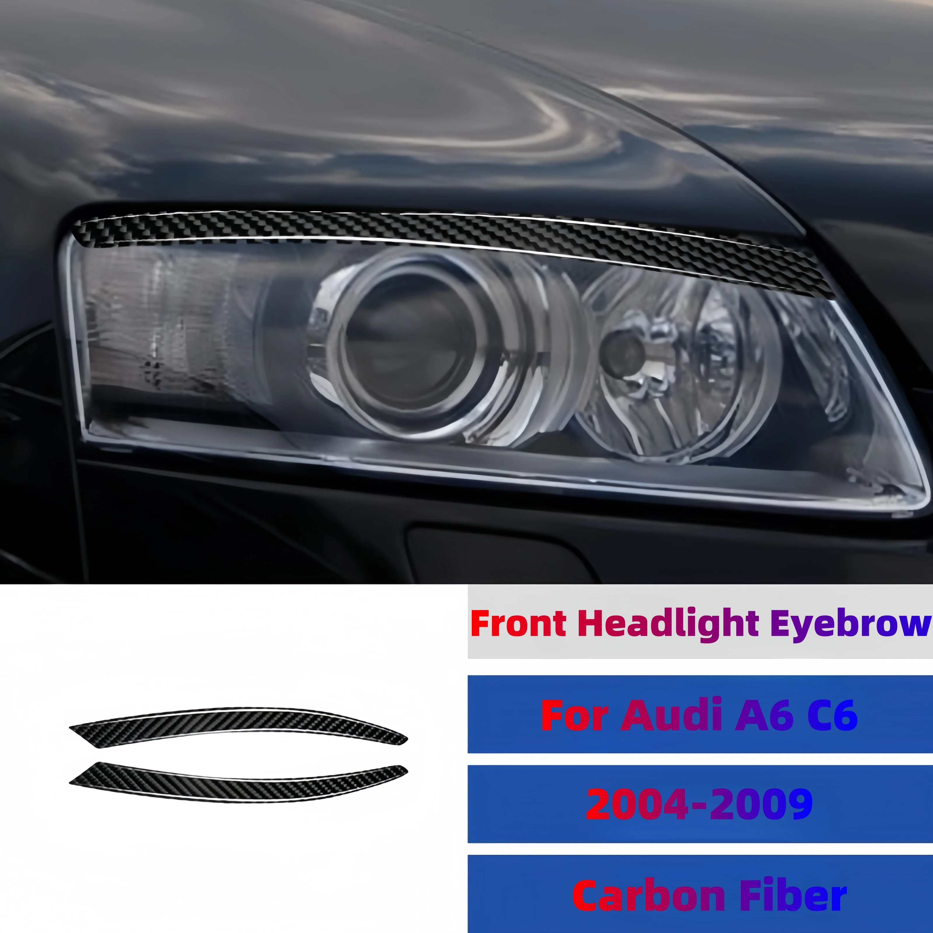 

2 шт., автомобильные наклейки для Audi A6 C6 4F 2004-2009