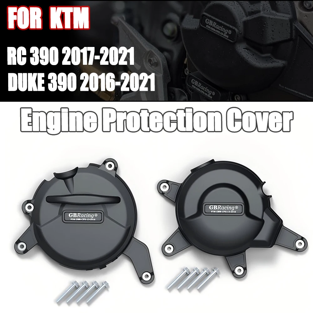 For KTM RC 390 2017 2018 2019 2020 2021 DUKE 390 2016 2017 2018 2019 2020 2021For GBRacing Engine Protection Cover