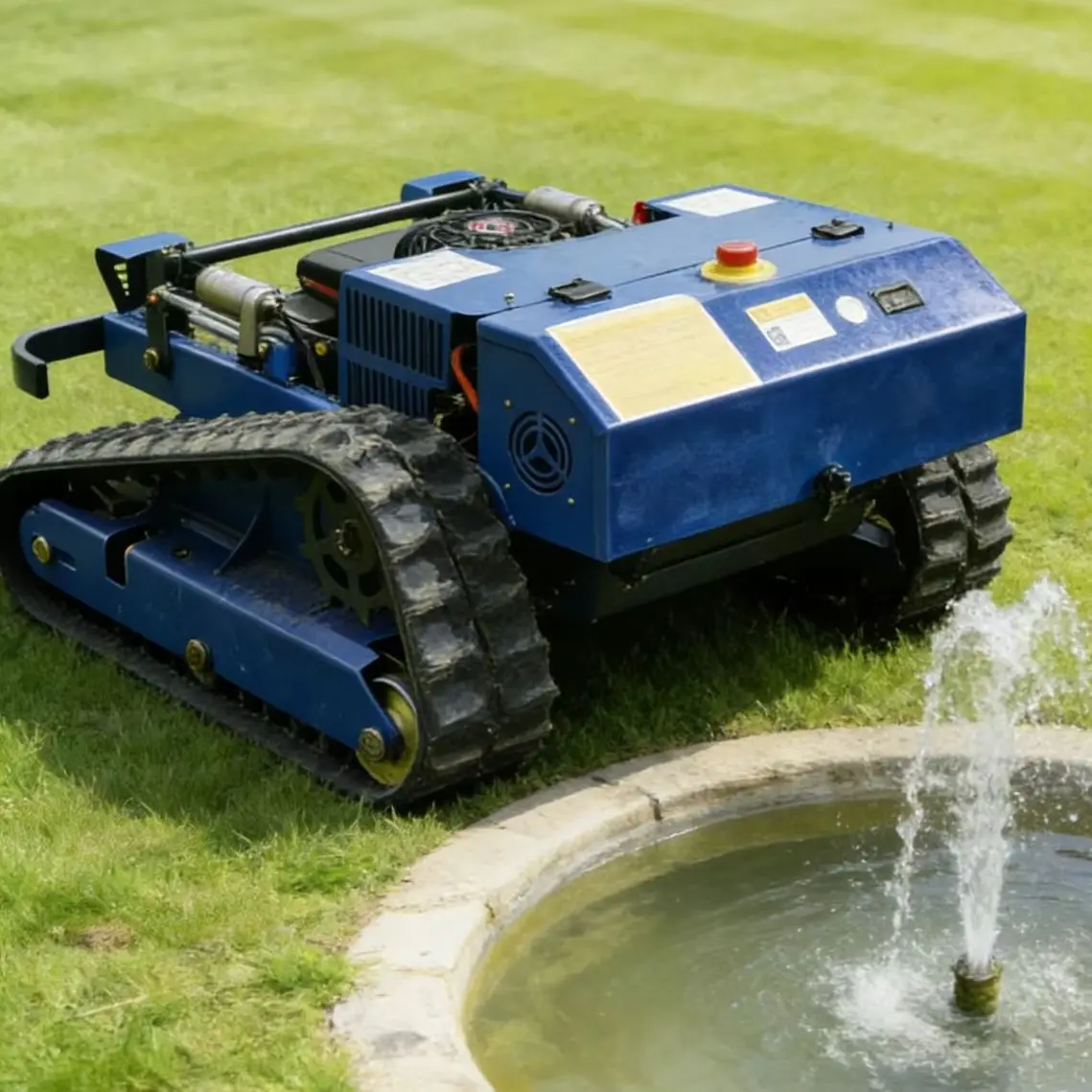 Fabricant de tondeuses à gazon intelligentes pour jardins et fermes, personnalisables, largeur 550 m, réglables de manière flexible et télécommandées