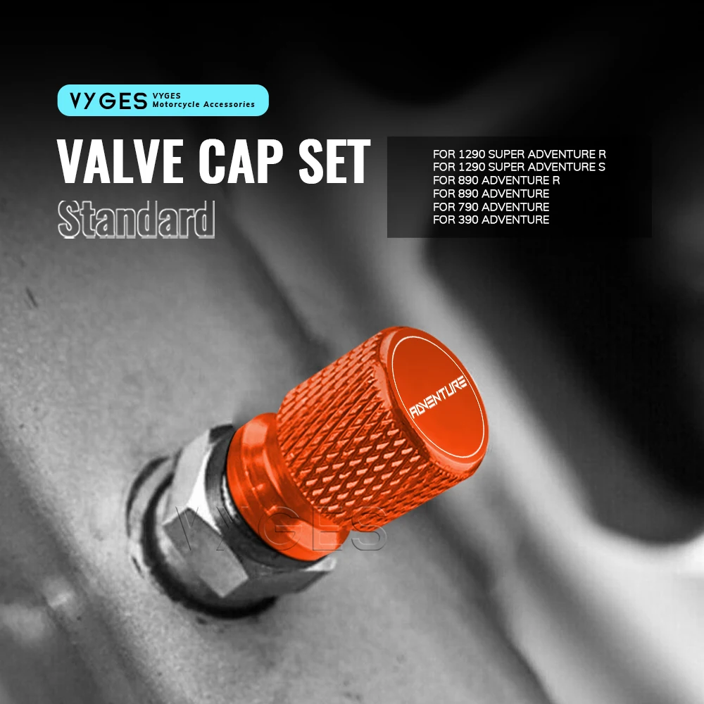 Motorcycle Standard Valve Cap Set Tire Caps Set For 1290 Super Adventure 890 Adventure 790 Adventure 390 Adventure