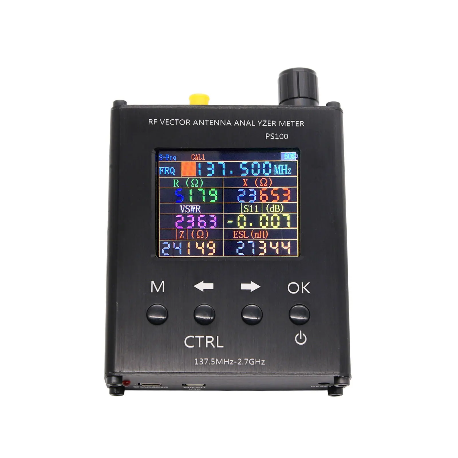 PS100-N1201SA Antenna Analysis and Measurement Instrument, Standing Wavemeter Tester 137.5MHz-2.7GHz