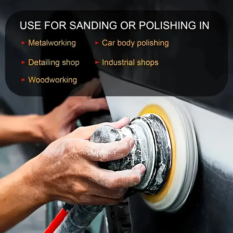 10Pcs 6 Inch 150mm 17-well Dry Abrasive Paper Auto Paint Putty Polishing Round Flocking Abrasive