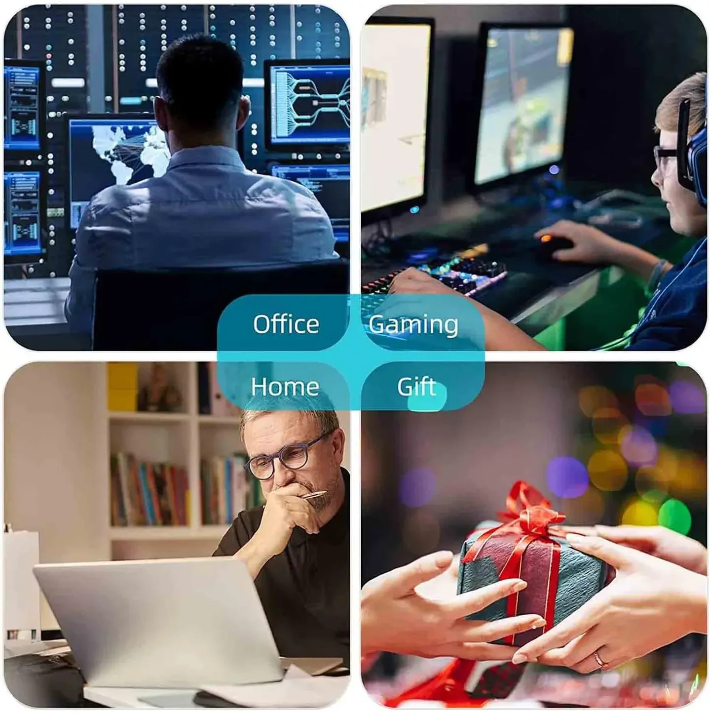 حصيرة مكتب باللونين الأسود والذهبي مقاس 35.4 × 15.7 بوصة XL XXL لوحة ماوس كبيرة للألعاب قاعدة مطاطية غير قابلة للانزلاق على شكل فراشة ذهبية لامعة فنية