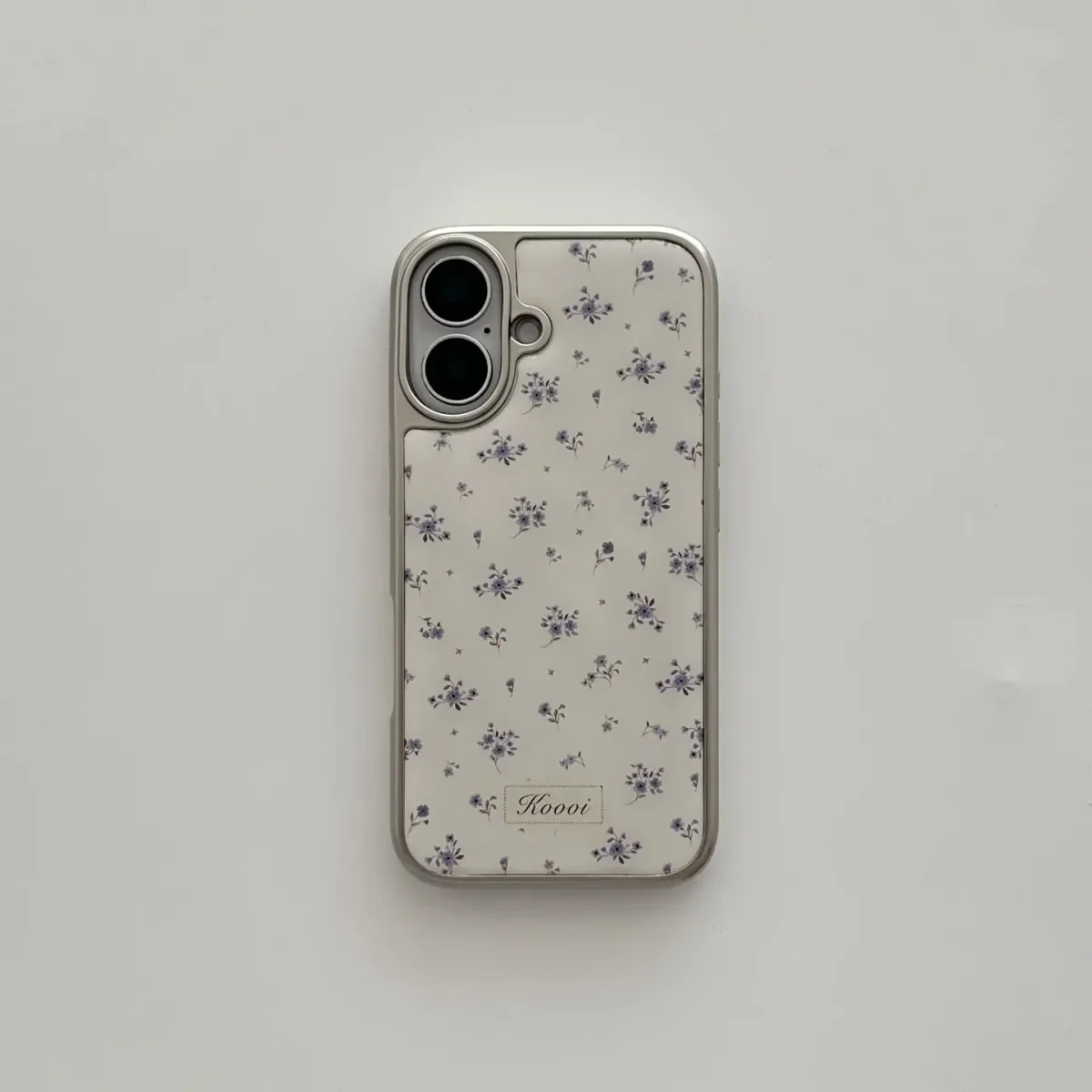 Korean Couple ins Cartoon Cute Purple Flowers Phone Case For iPhone 17 AIR 16 15 14 13 12 11 Pro Max Plus Y2K Exquisite Cover view 3
