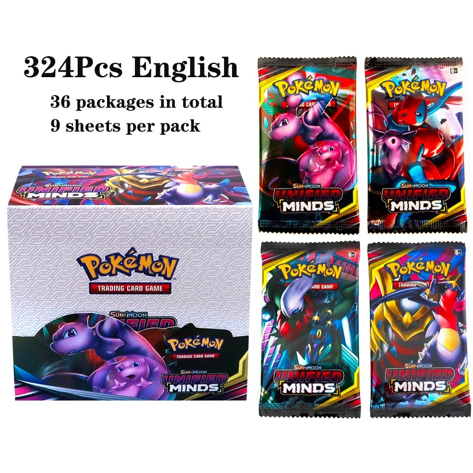 324 stks Pokemon TCG: Sword & Shield-Fusion Strike Booster Display Box (36 Packs) Board Game Card DESTINED RIVALS Stellar Crown
