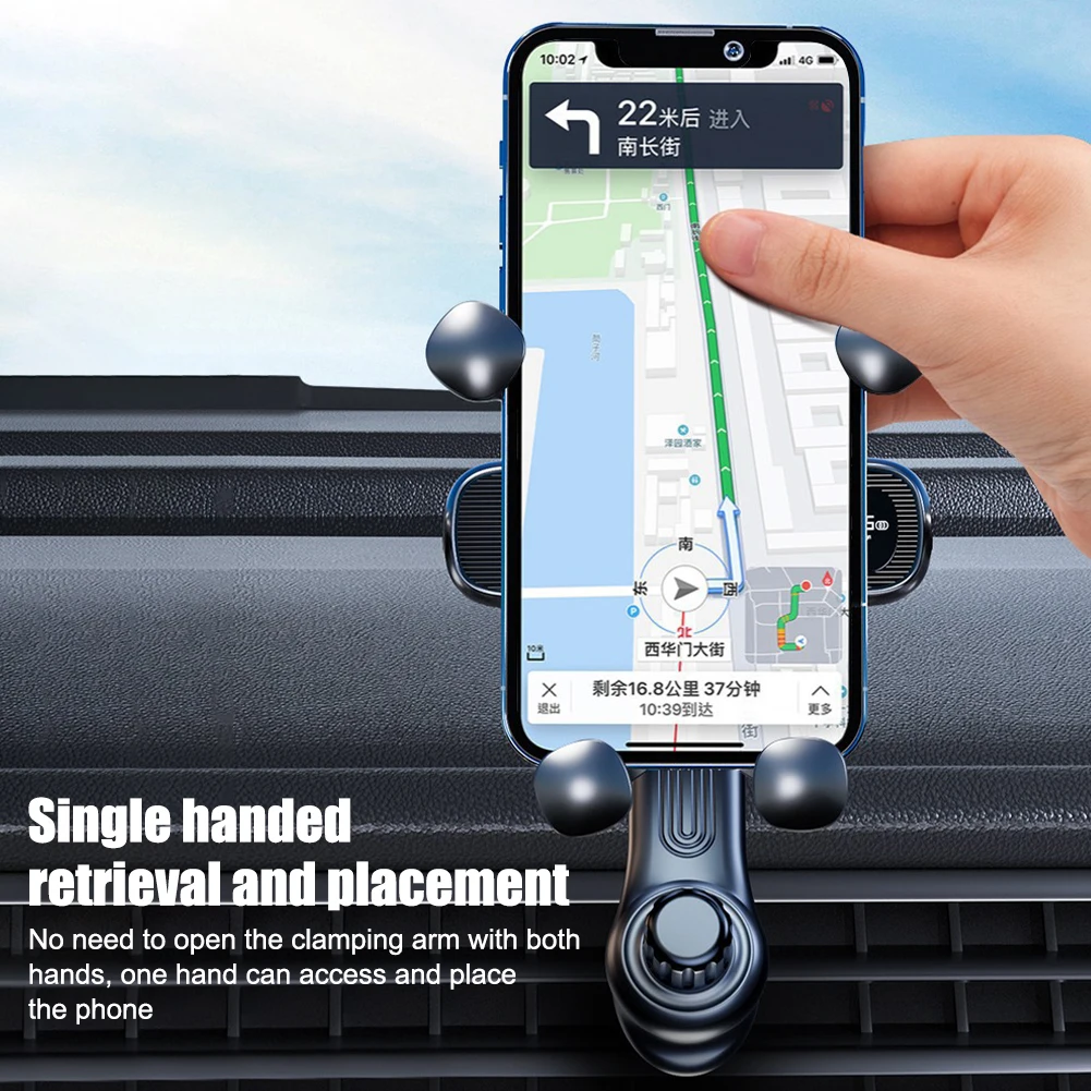 1PC Gravity Car Phone Holder Air Vent Mount Cell Phone Mount 360° Adjustable Navigation Stand for iPhone 14 13 12 Xiaomi Samsung