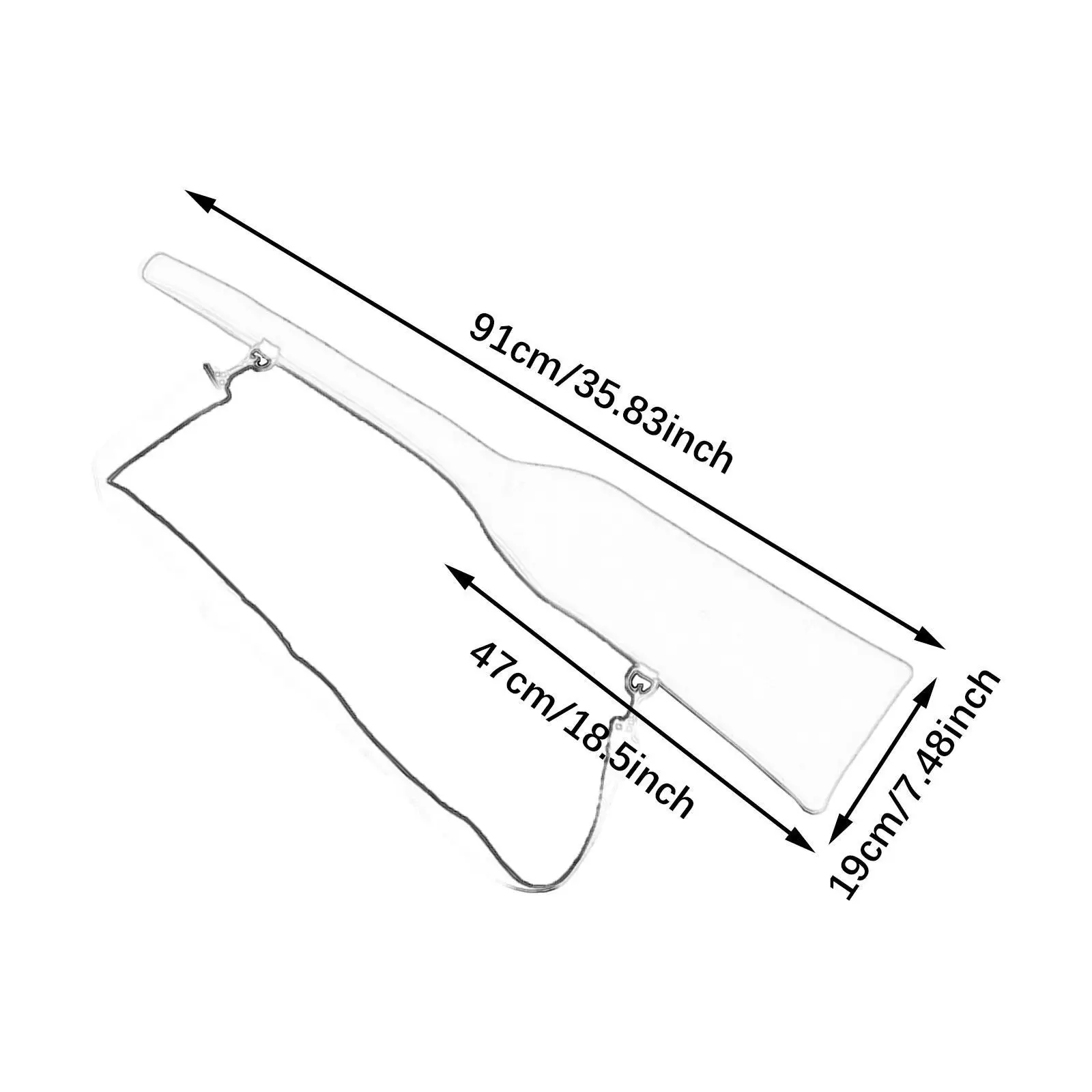 حقيبة مجداف قارب التنين حقيبة حمل سريعة الجفاف حقيبة محمولة منظم لقارب قابل للنفخ وركوب الأمواج والتجديف والتجديف في الهواء الطلق #6