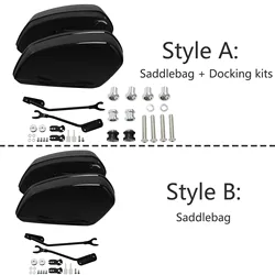 Hard Saddlebags Docking Kits For Harley Street Bob FXBBS Softail Standsrd 2018-2024 Motorcycle Trunk Side Bags Luggage Storage