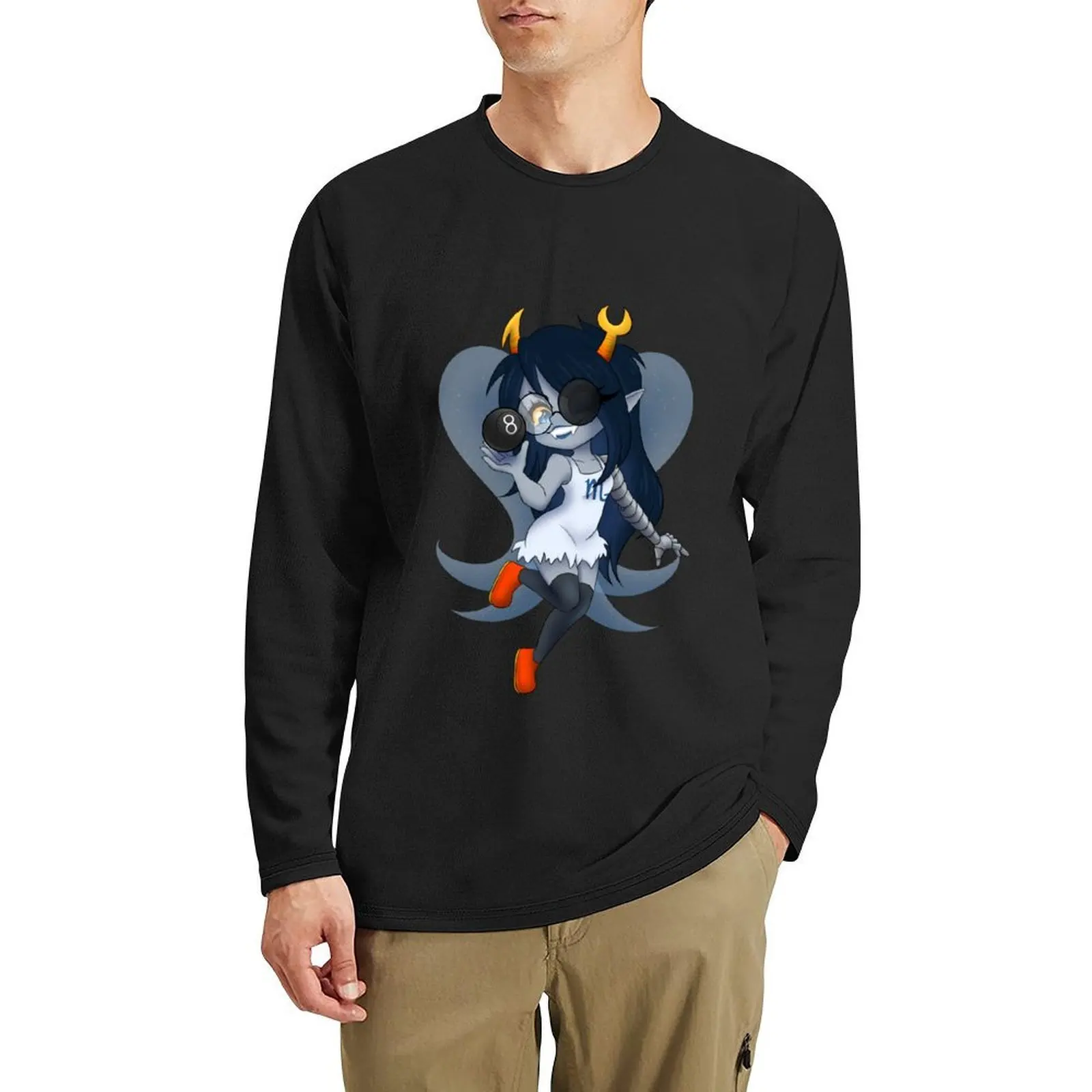 

Homestuck - VriskaBell Long T-Shirt sweat shirt hippie clothes plus size t shirts kawaii clothes oversized t shirt men