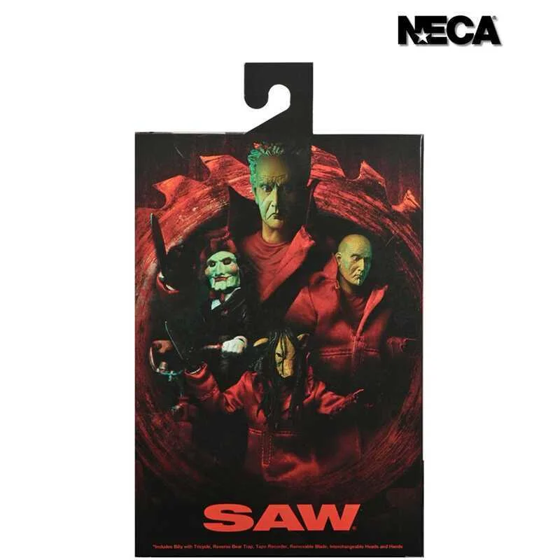 NECA ソーフィギュア アルティメット ジグソー レッドローブ アクションフィギュア アニメ GK マンガ ブラックローブ フィギュア おもちゃ 飾り ハロウィンギフト モデル