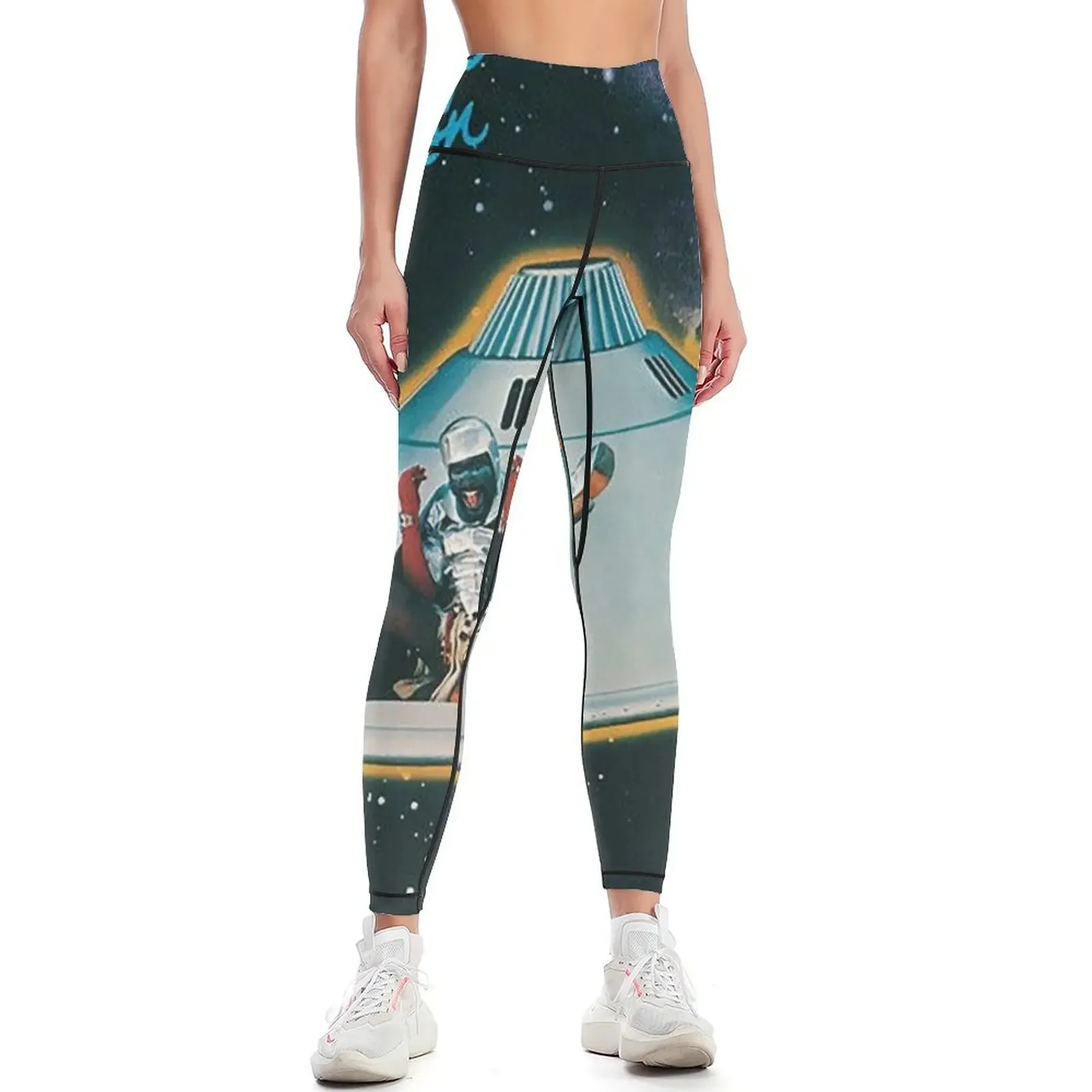 

MOTHERSHIP - Funk Rock Leggings trousers high waist Women's push up joggers for Womens Leggings
