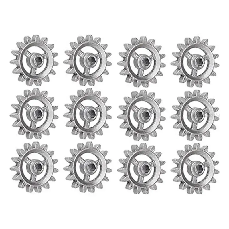 27rb 12 حزمة معادن ترس إطار الأجزاء DIY الأجزاء متينة العجلة مقاومة للحرارة