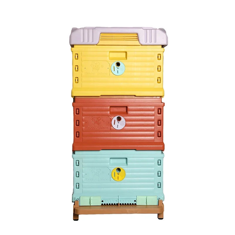 High Quality Plastic Thermo Honey Bee Hive 3 Layers Bee Hive Box For 10-frame Bee Hives For Sale Plastic Beehive/Beekeeping