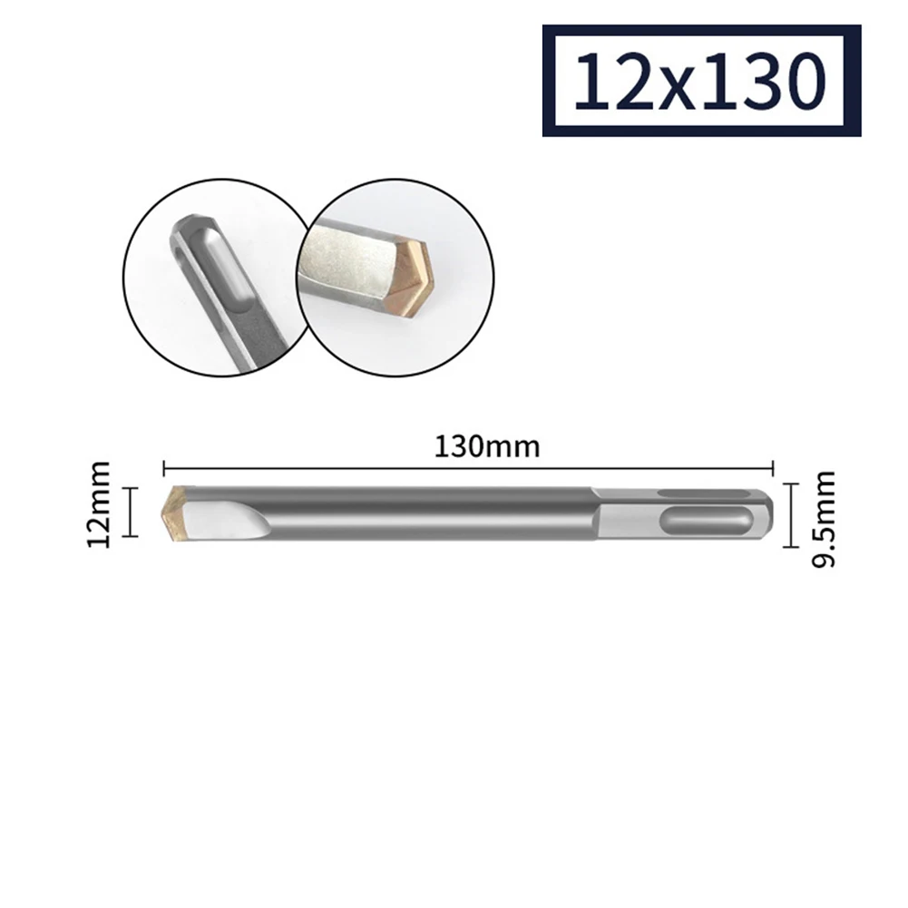 1pc Pointed Chisel/flat Chisel For Excavation Operations Drilling Walls Cement Walls Concrete Stone Power Tools Spare Parts